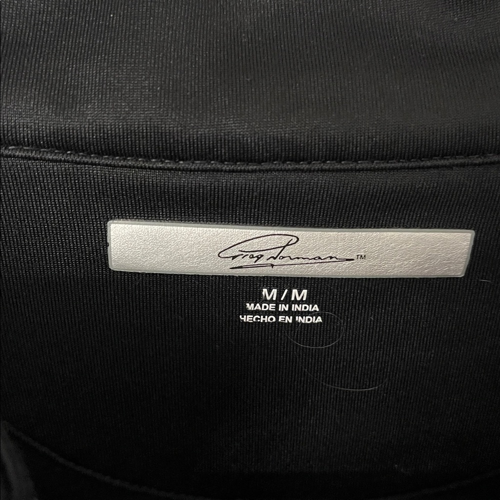 Greg Norman Black 1/4 Zip - Picture 2 of 7